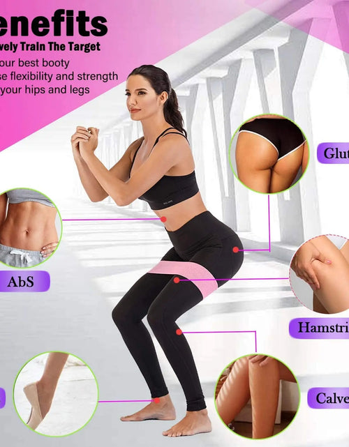 Load image into Gallery viewer, Elastic Rubber Resistance Bands for Yoga, Hip Circle Expander, Gym, Home Workout, 3Pcs
